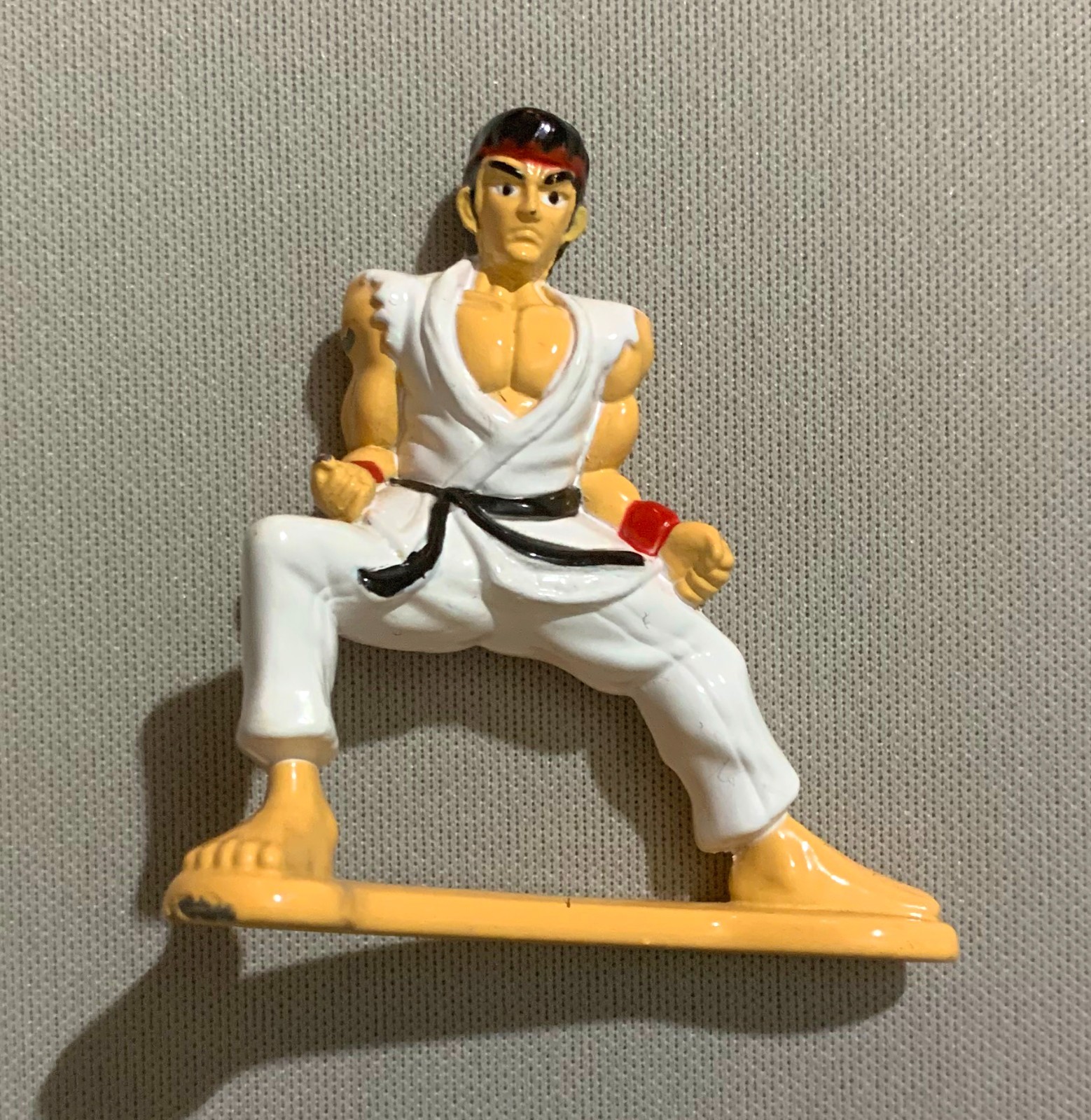 Rara figurina vintage 1994 Capcom Street Fighter in metallo: Ryu