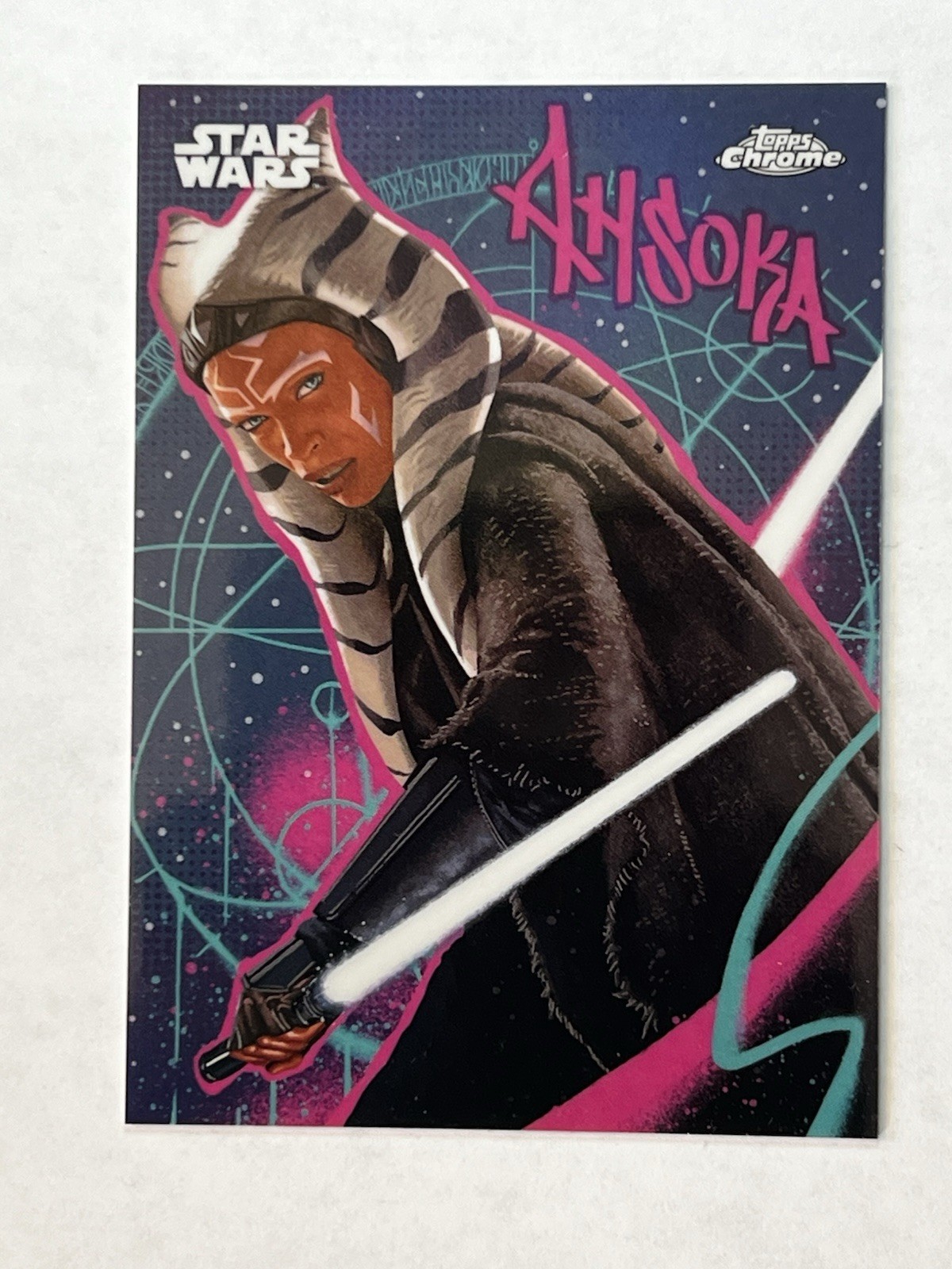 Ahsoka Tano #GG-1  🔥🔥Galactic Graffiti 🔥🔥 - 2025 Topps Chrome Star Wars