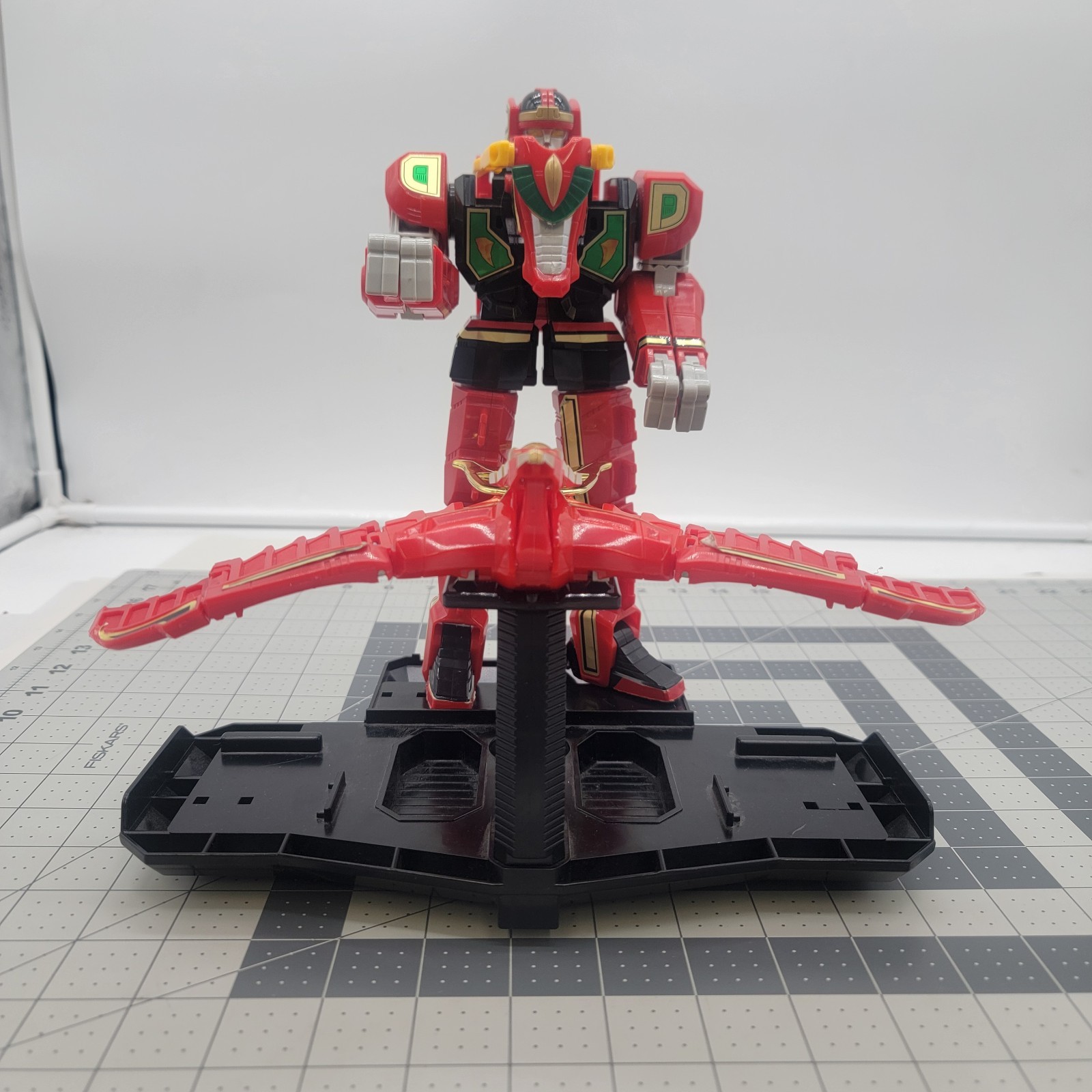 Vintage Bandai MMPR Power Rangers Deluxe Red Dragon Thunderzord 1994 