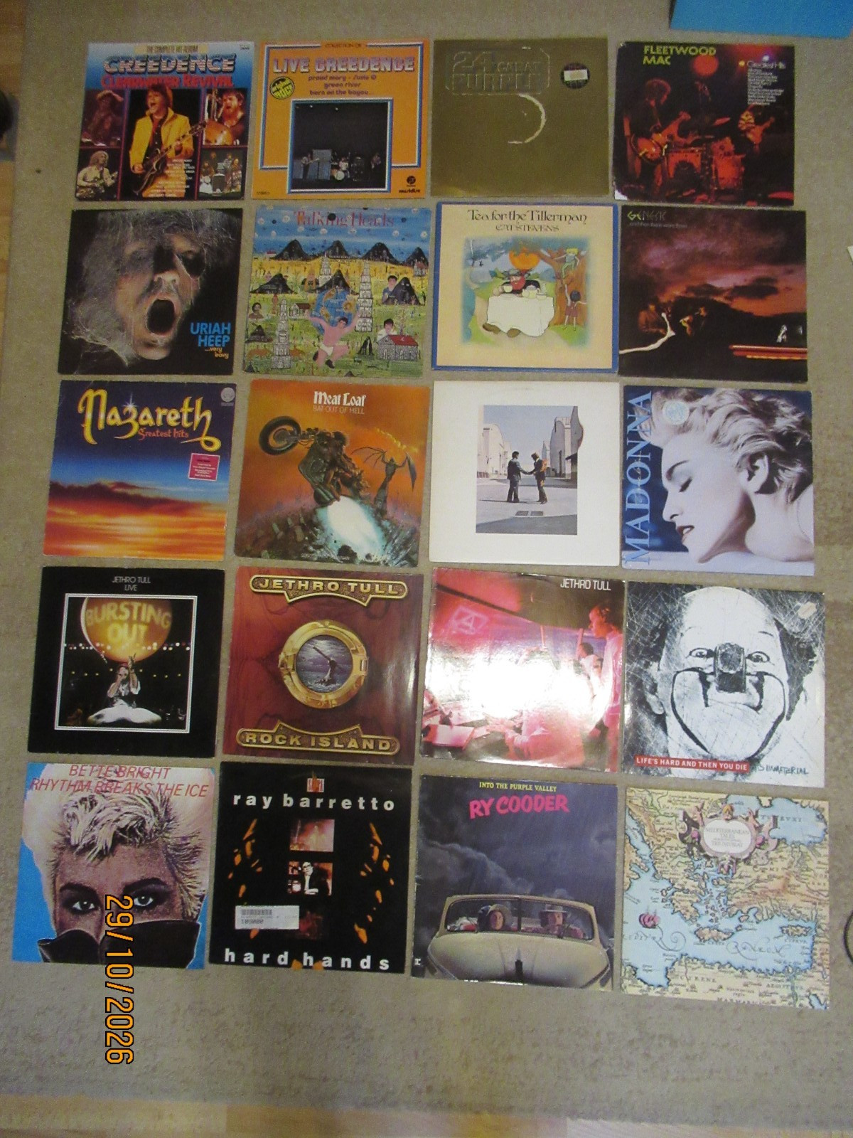 50 X LP Vinyl Schallplatten  Sammlung  Rock und Pop der 70er, 80er und 90er