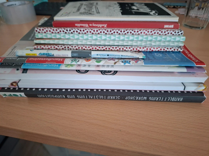 Handletteringbücher im Set