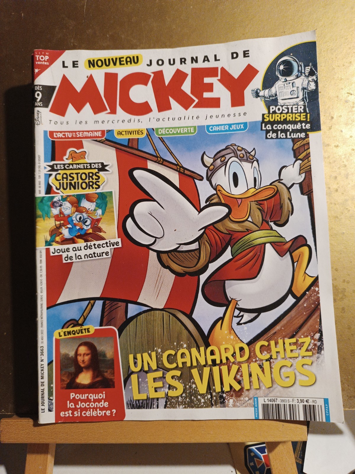 Le Nouveau Journal De Mickey N°3663 31/08/2022 Un Canard Chez Les Vikings 