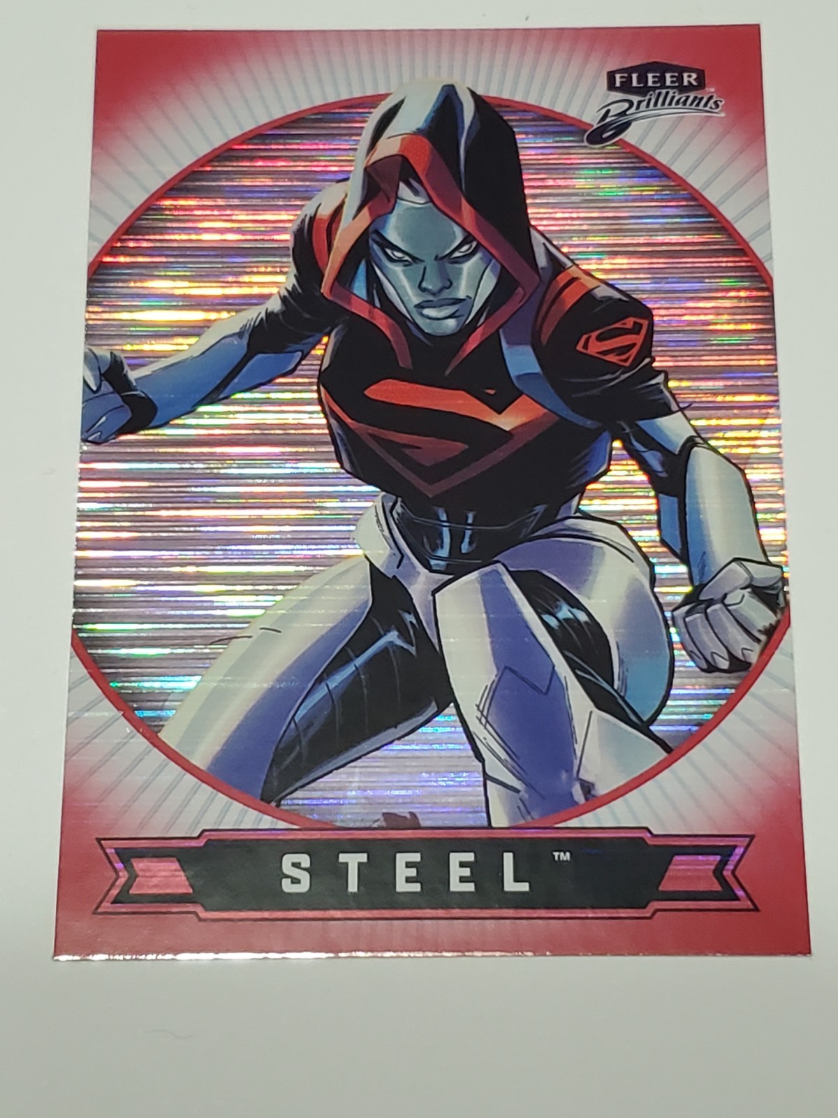 2025 Upper Deck Fleer Brilliant Superman Acciaio Rosso Visione Calore /1938