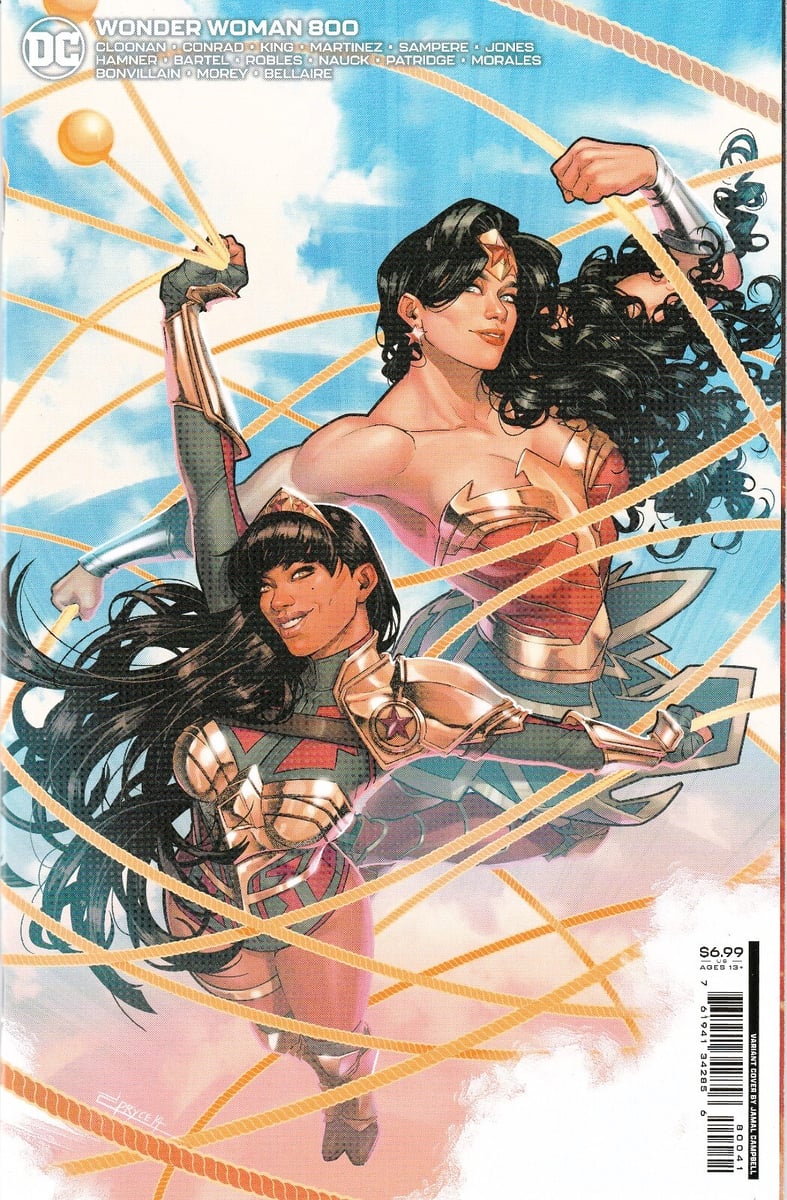 WONDER WOMAN #800 (2016) JAMAL CAMPBELL CARTONCINO VARIANTE 48 PAGINE ~ NON LETTO NM