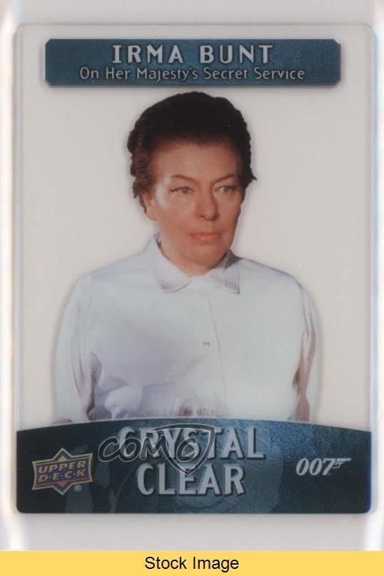2020 Upper Deck James Bond Villains & Henchmen Crystal Clear Irma Bunt READ 13y6