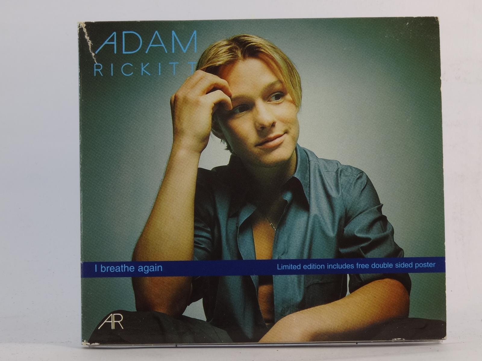 ADAM RICKITT I BREATHE AGAIN (H4) 3 Track CD Single plus Card Sleeve POLYDOR