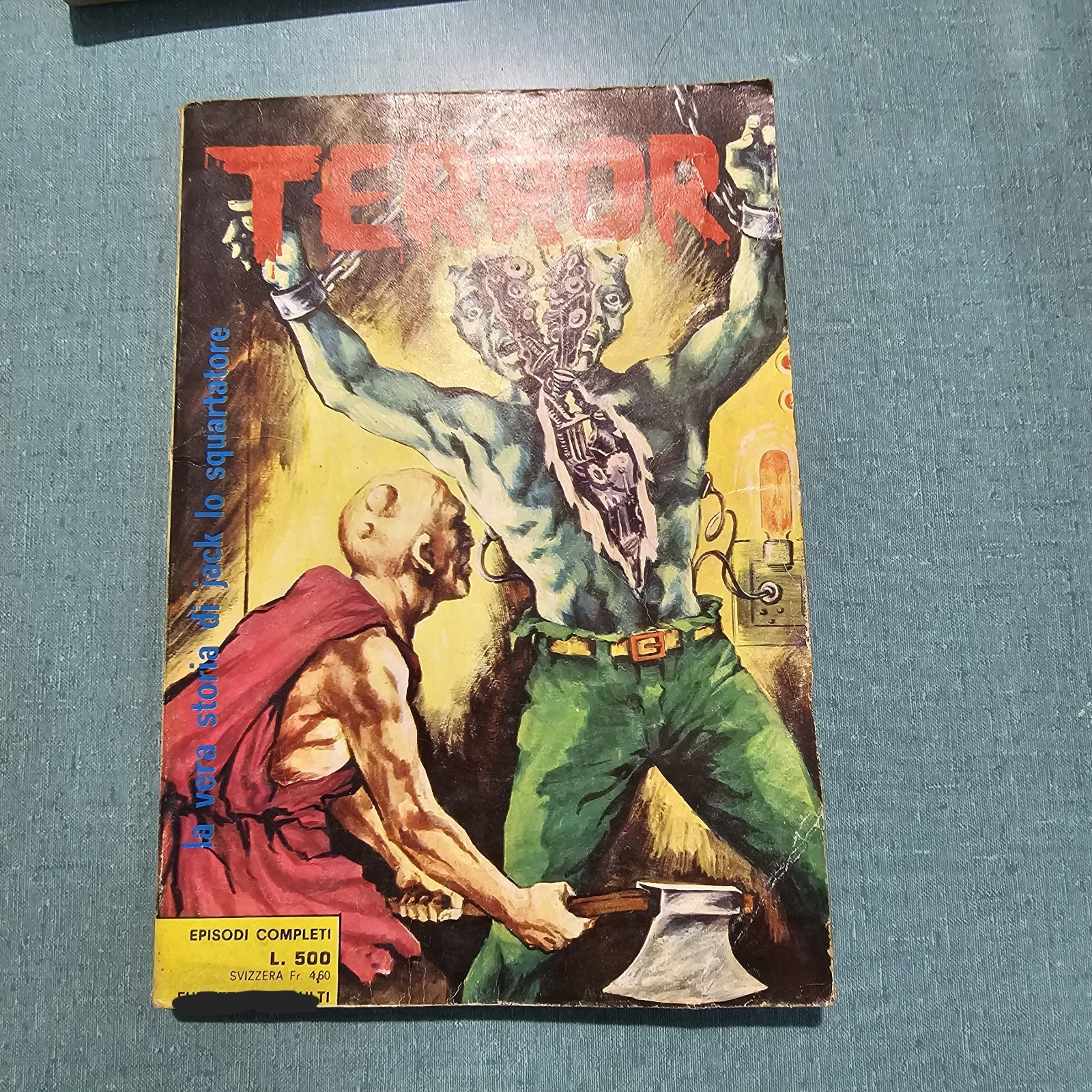 TERROR GIGANTE N.18 - RG 1971 - DISEGNI DI MILO MANARA + OMAGGIO