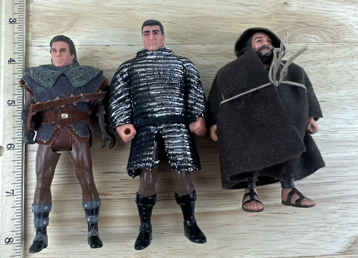 3 The Three Musketeers JusToys Bend-Ems Action Figures Disney's Vintage
