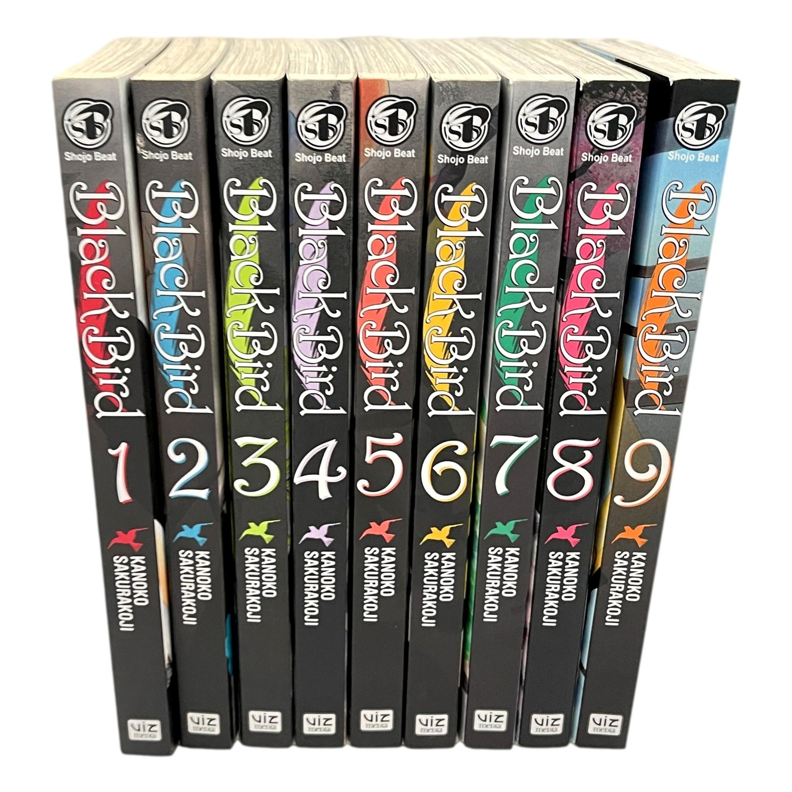 Black Bird Graphic Novel Kanoko Sakurakoji Lot 9 Viz Vol 1 to 9 English PB Books