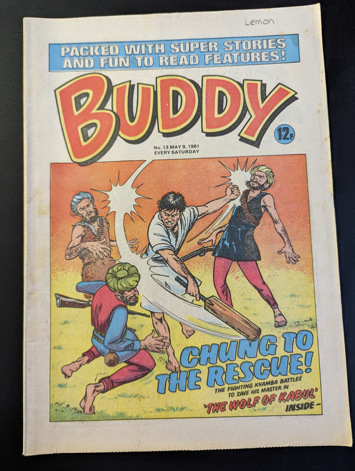 Buddy Comic No 13, May 9th 1981, Billy the Cat.