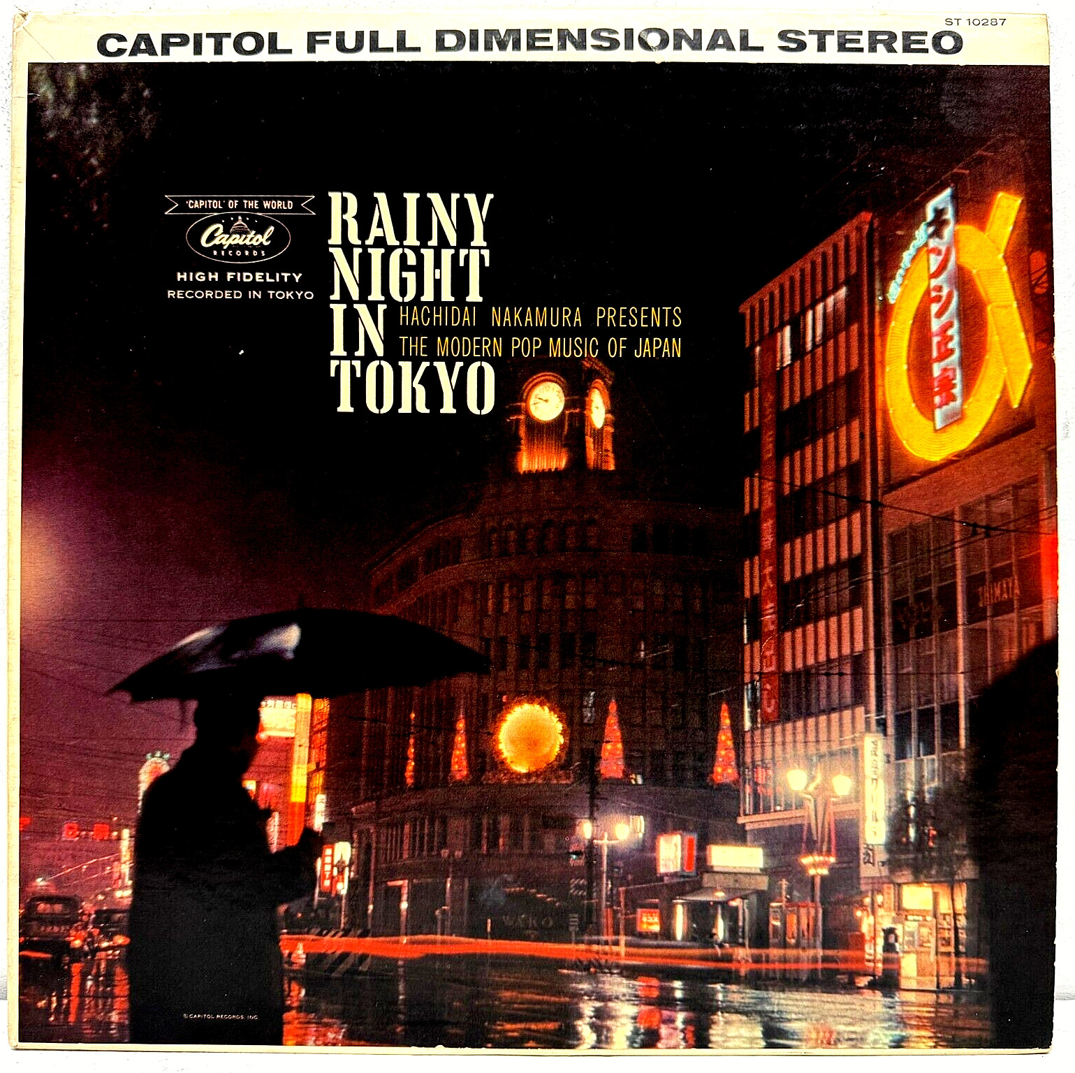 Hachidai Nakamura Rainy Night In Tokyo 1961 Vinyl Capitol Records 1st Press