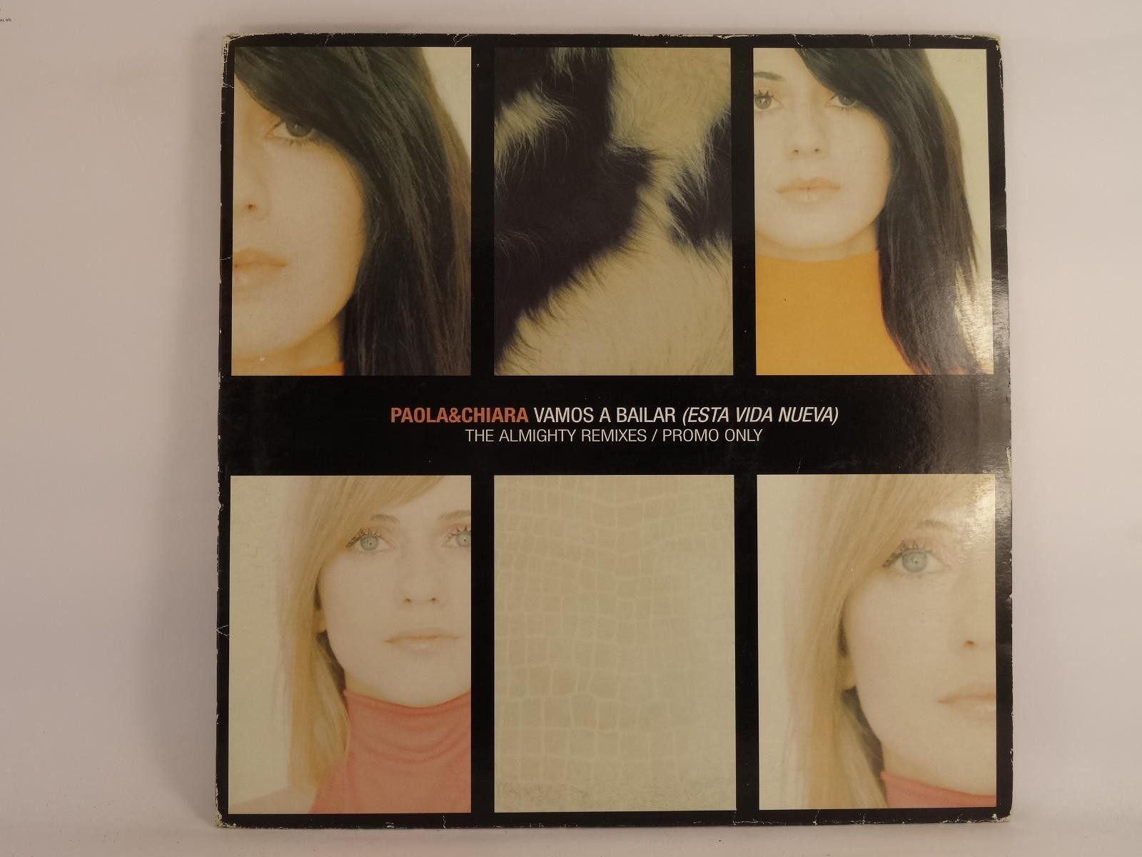 PAOLA & CHIARA VAMOS A BAILAR (16) 3 Track 12" Single including Picture Sleeve S