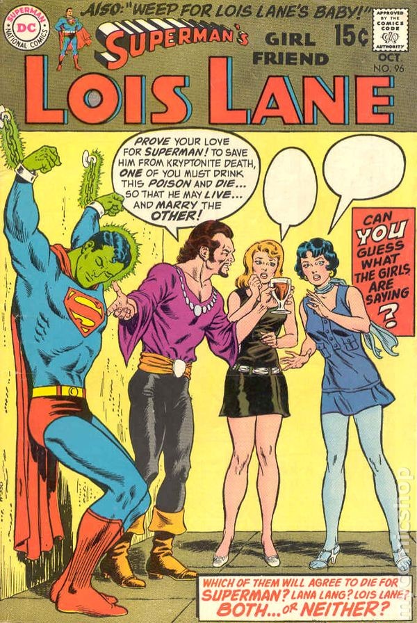 Superman's Girlfriend Lois Lane #96 ottime condizioni 1969 basso grado