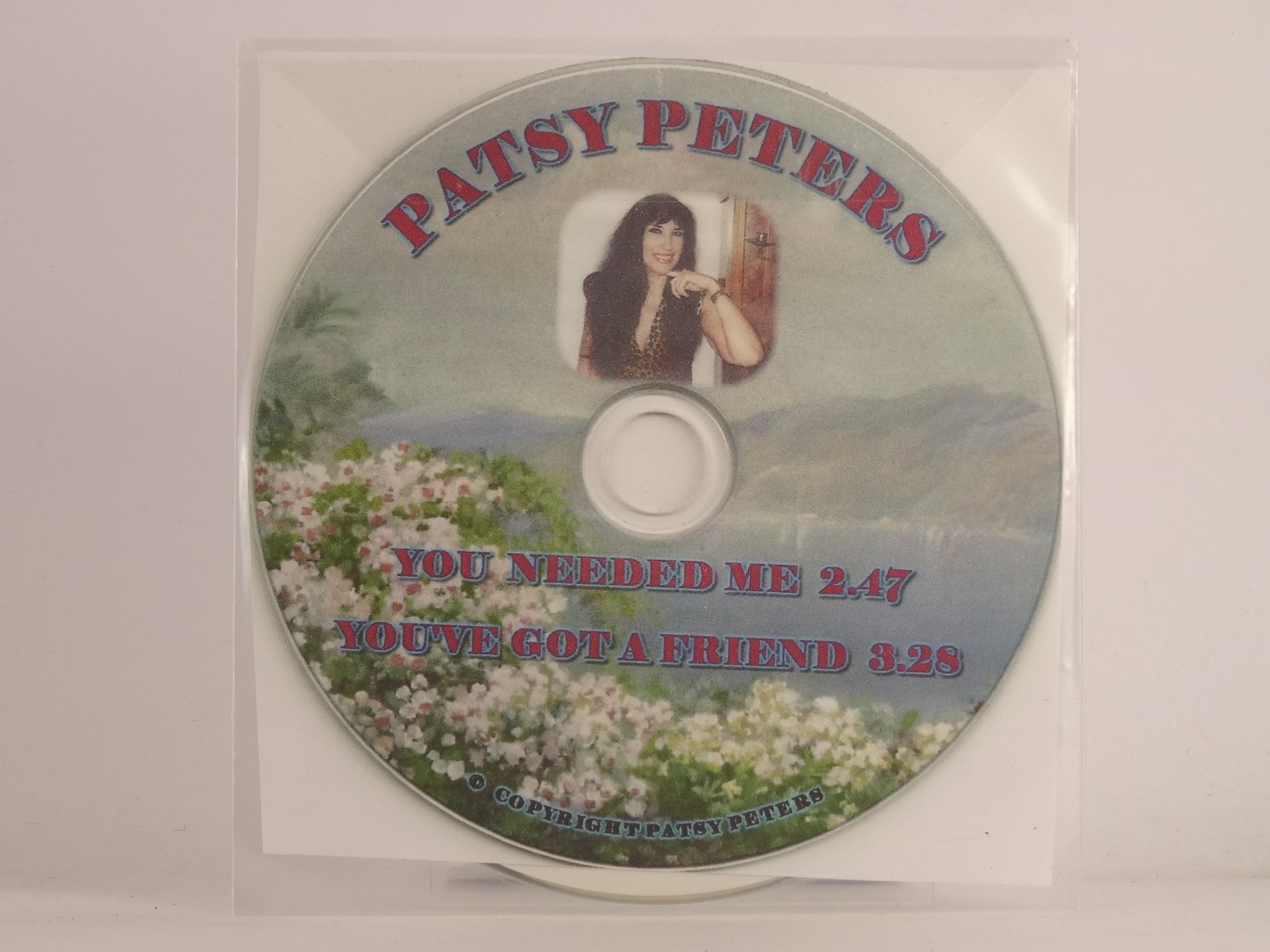 PATSY PETERS YOU NEED ME (F33) 2 Track Promo CD Single plus Picture Sleeve 
