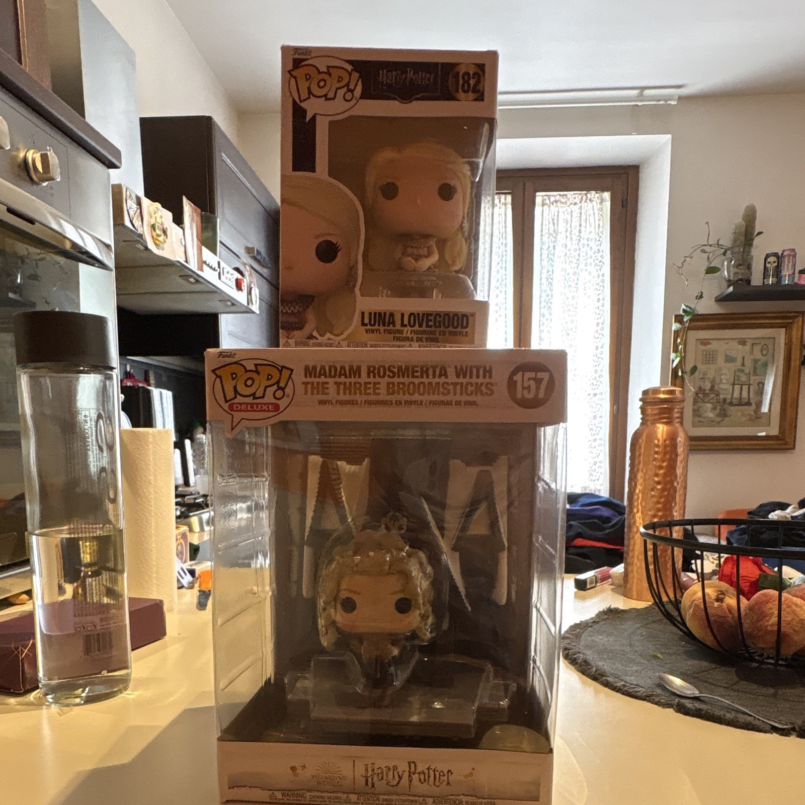 Funko Pop! Vinyl Harry Potter: Luna Lovegood #182 e Madam Rosmerta #157 Deluxe
