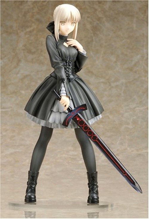 Abito Fate/hollow ataraxia versione sciabola nero usato completo
