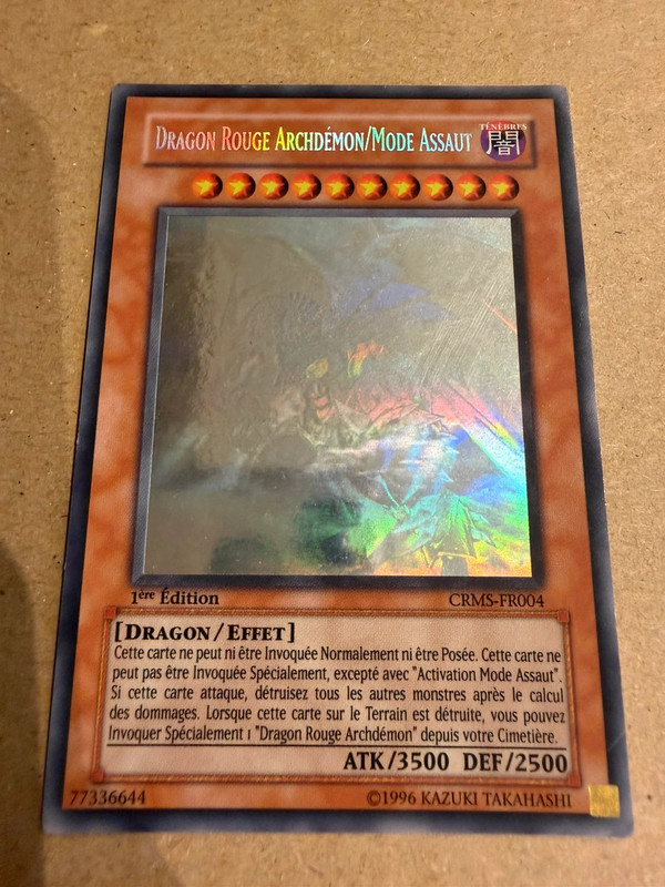 Tu Gi Oh - Dragon rouge Archdemon