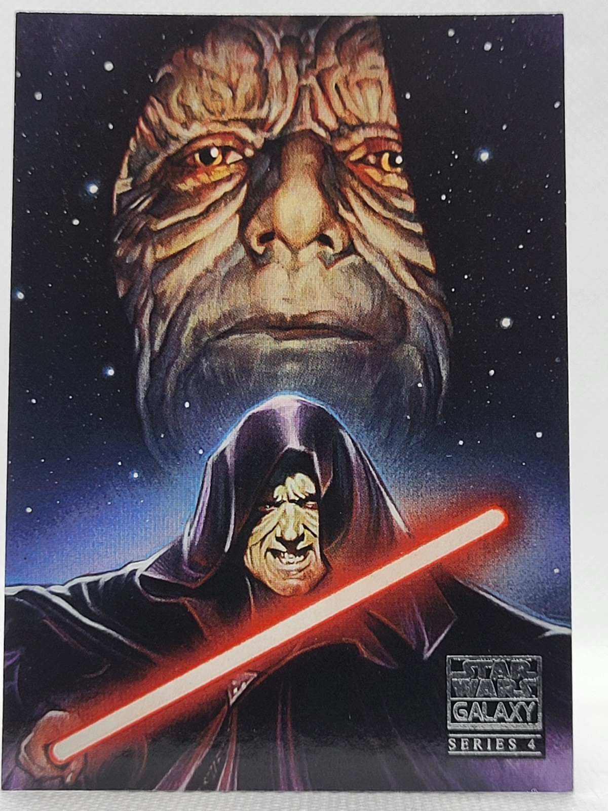 Scheda Base 2009 Topps Star Wars Galaxy Series 4 #11 Darth Sidious Palpatine