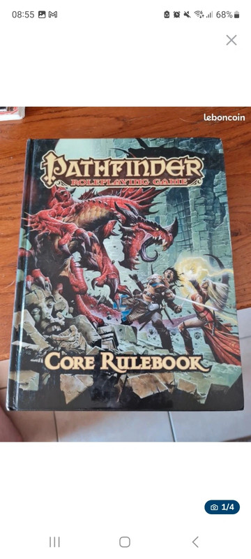 Pathfinder core rulebook livre de base