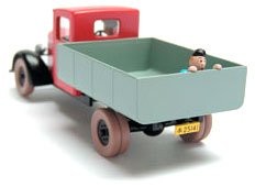 MOULINSART Tintin  "Red Truck" From "Blue Lotus" Scale Model Used 2017