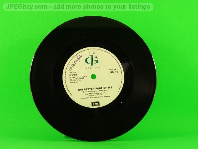 GRAHAM,JAKI BETTER PART OF ME (137) 7" EMI