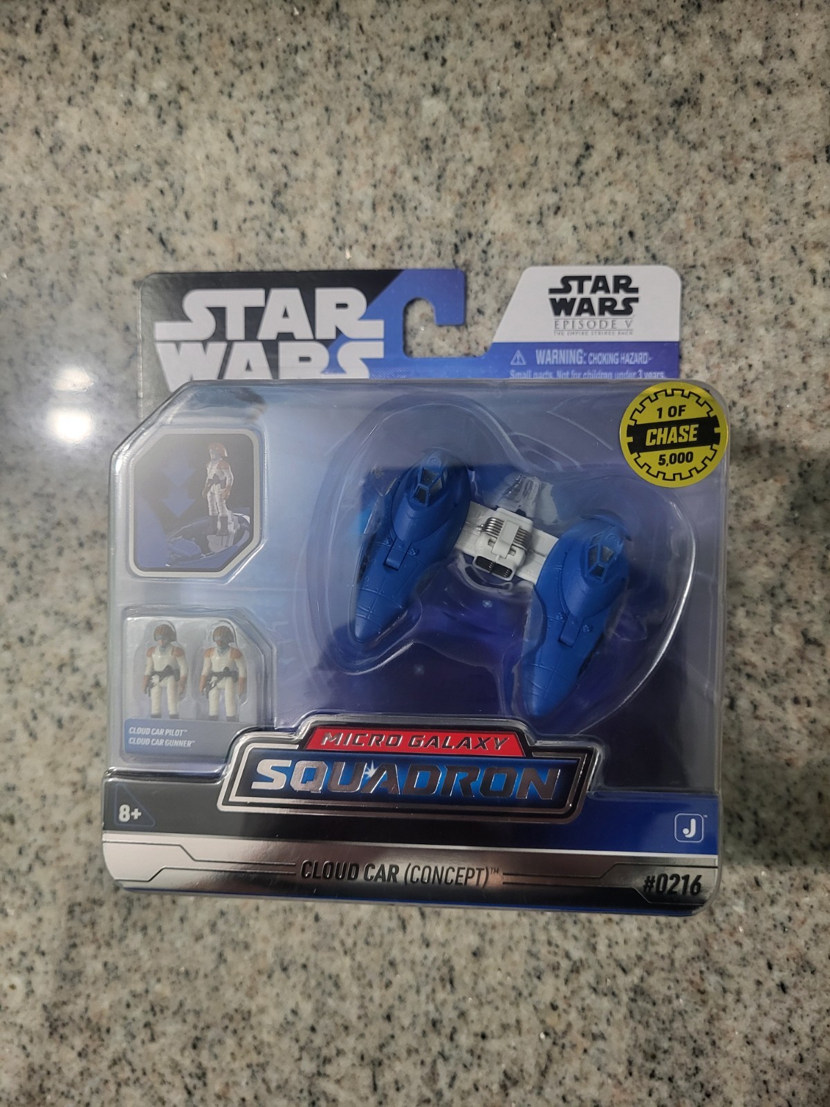 Star Wars Micro Galaxy Squadron Cloud Car (Concept) Chase 1 di 5000 Gold #0216