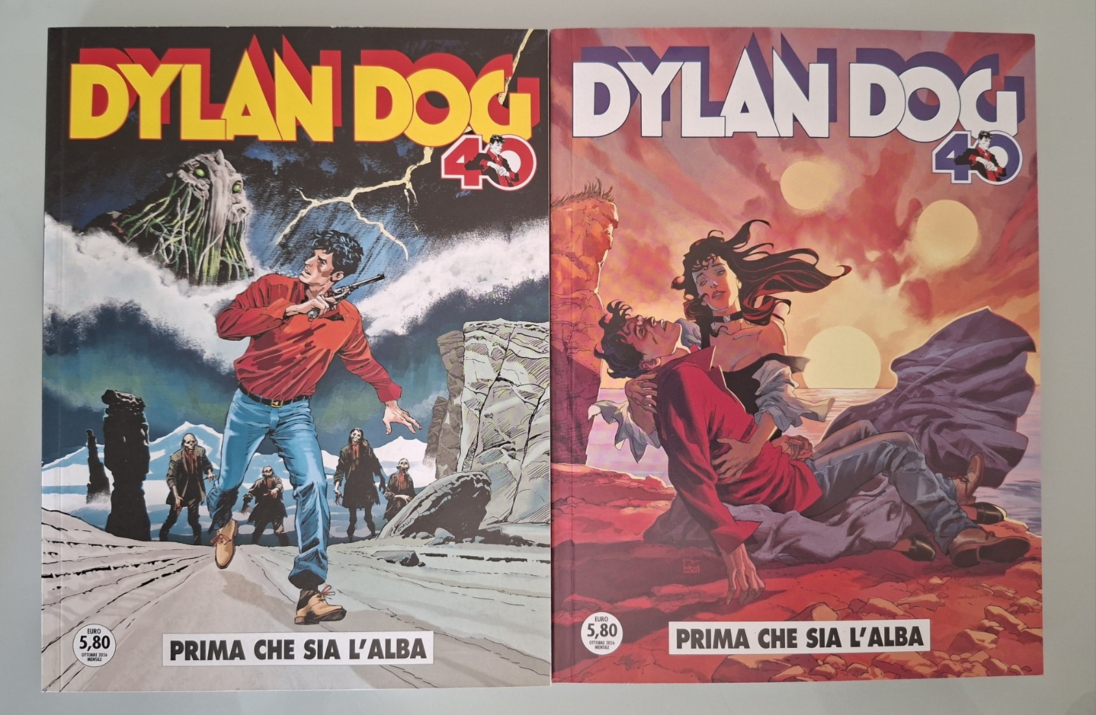2 Dylan Dog 481, Copertine Cestaro e Claudio Villa mai letti , nuovi in coppia