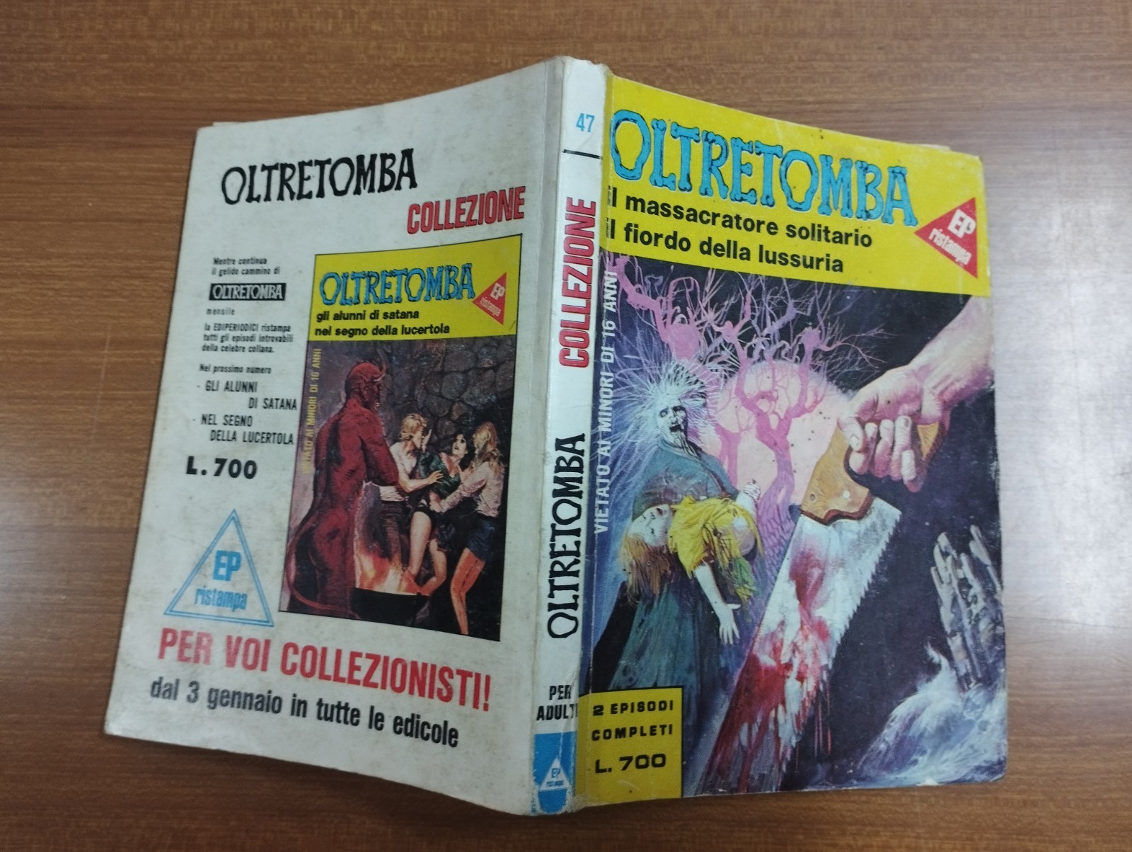 "OLTRETOMBA COLLEZIONE" - FUMETTO N. 47 DEL DICEMBRE 1980 - EDIZ. EDIPERIODICI