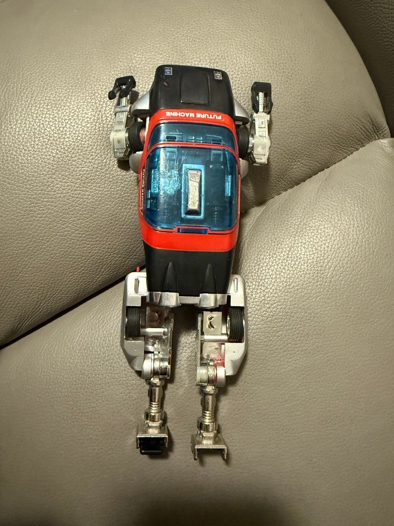 Vintage 1983 Super Gobots Psycho Future Machine Bandai Robot Car con 1 figurina