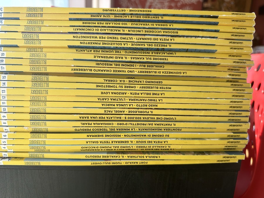 Blueberry lotto 26 numeri fumetti vintage Giraud