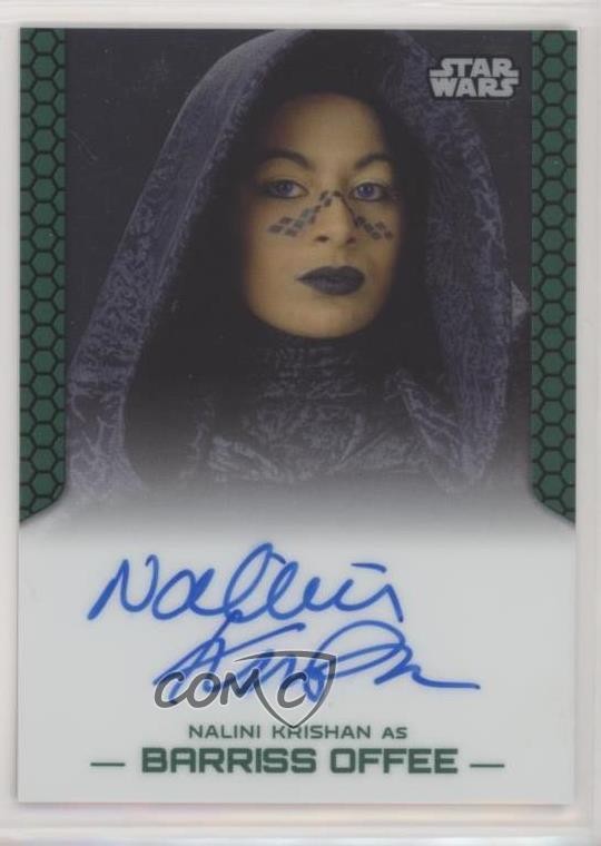 2015 Star Wars Chrome Perspectives: Jedi vs Sith Nalini Krishan come Auto 9w7