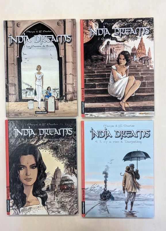 Bandes dessinées India Dreams 1 à 4