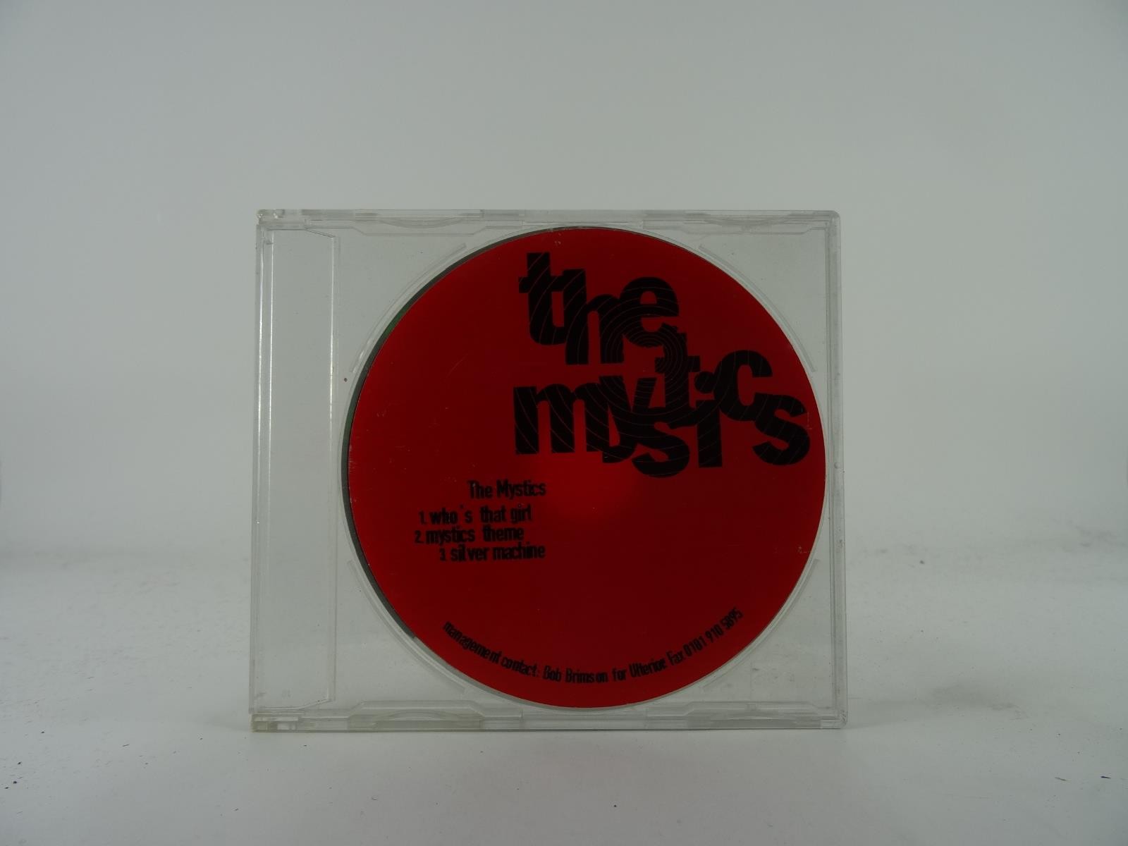 THE MYSTICS WHO'S THAT GIRL (A9) 3 Track Promo CD Single including Plastic Sleev