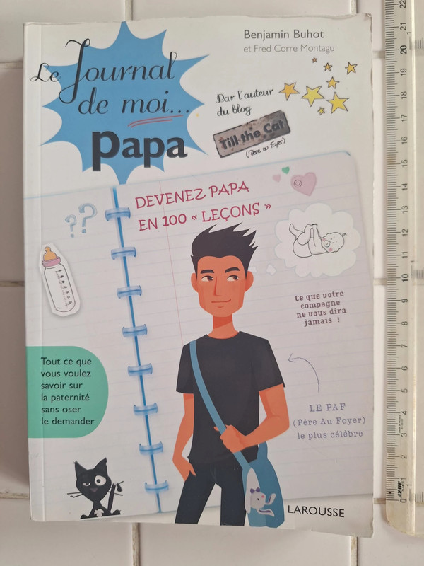 Livre, le journal de moi papa - Benjamin Buhot