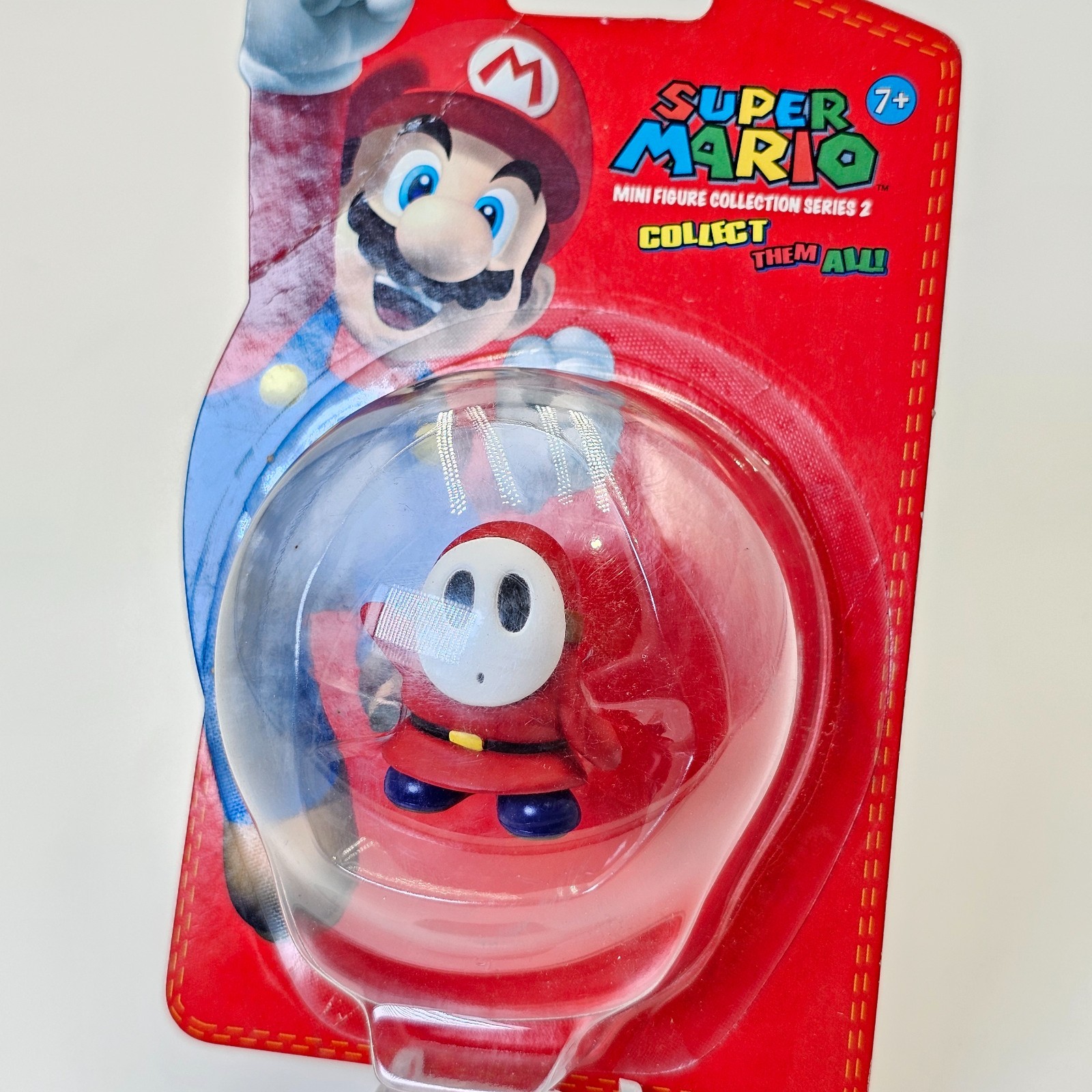Super Mario Maskass Shy Guy Goldie Série 2 2010 • Figurine NEUF sous blister