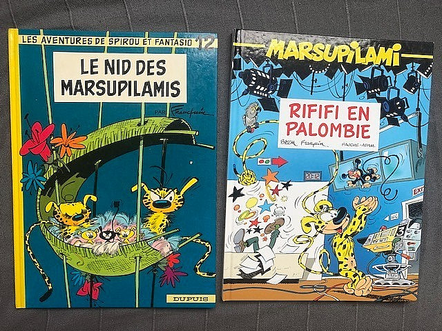 LOT de 2 Le lit des Marsupilami  1979 Rififi en Palombie & Houba Banana 1996
