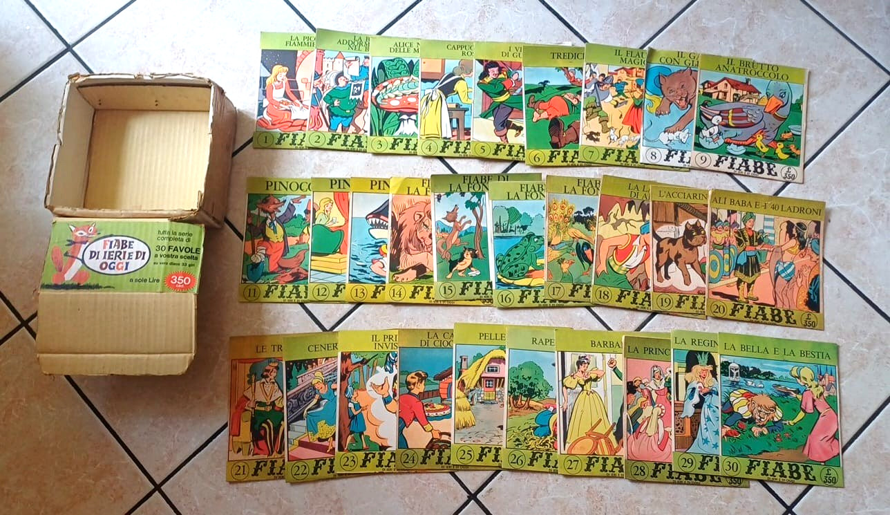 Fiabe di Ieri e di Oggi 29 Dischi con Fiabe vintage manca solo il n. 10