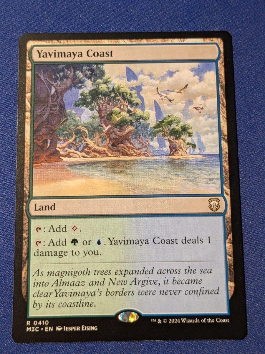 Yavimaya Coast Modern Horizons 3 Commander #410 quasi nuovo MTG
