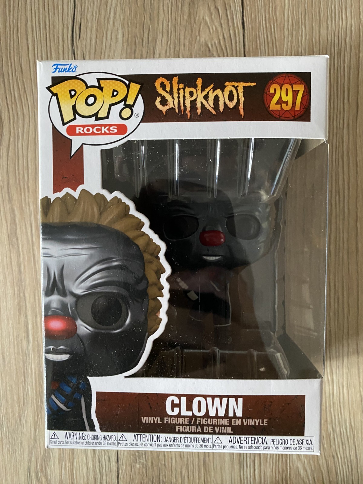 Funko Pop Rocks Slipknot Clown #297 Figura in vinile metallizzato