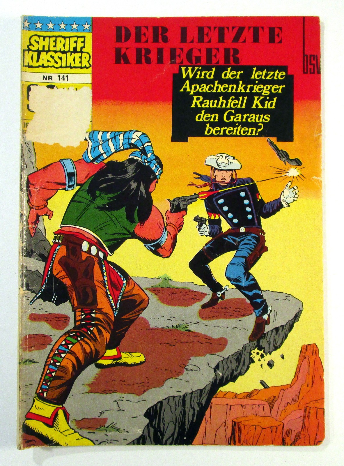 Sceriffo Classico Fumetto n.141 Originale BSV Editore 1964 - 1973 Z 3