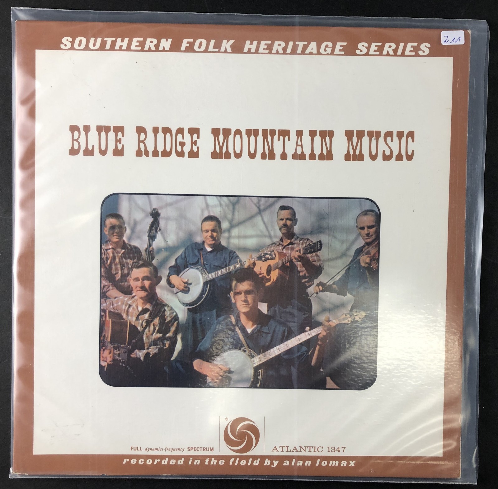 12''LP - Blue Ridge Mountain Music - Southern Folk Heritage Series  - 1960 Mono