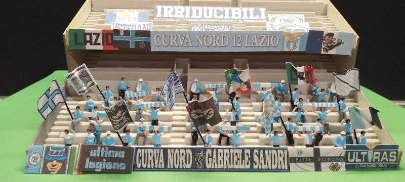 Subbuteo Spettatori Ultras Fan Lazio