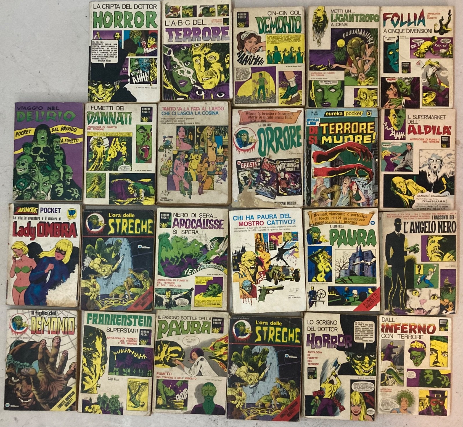 23 fumetti horror terror anni 70