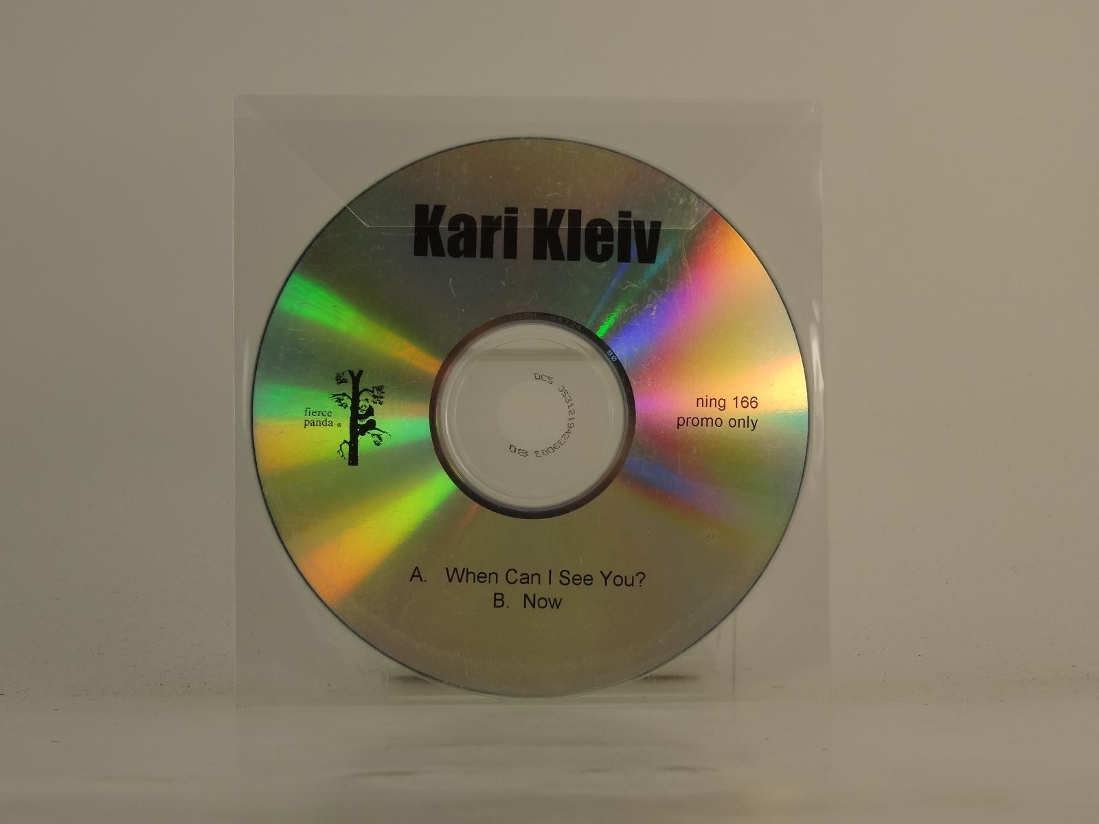 KARI KLEIV WHEN CAN I SEE YOU? (D79) 2 Track Promo CD Single including Plastic S