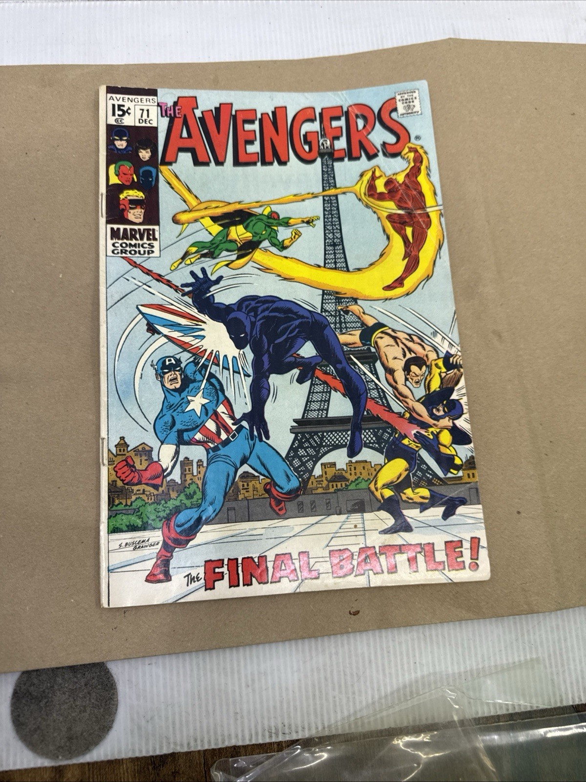 The Avengers #71 Marvel Comics 1969 - Prima apparizione Invaders "