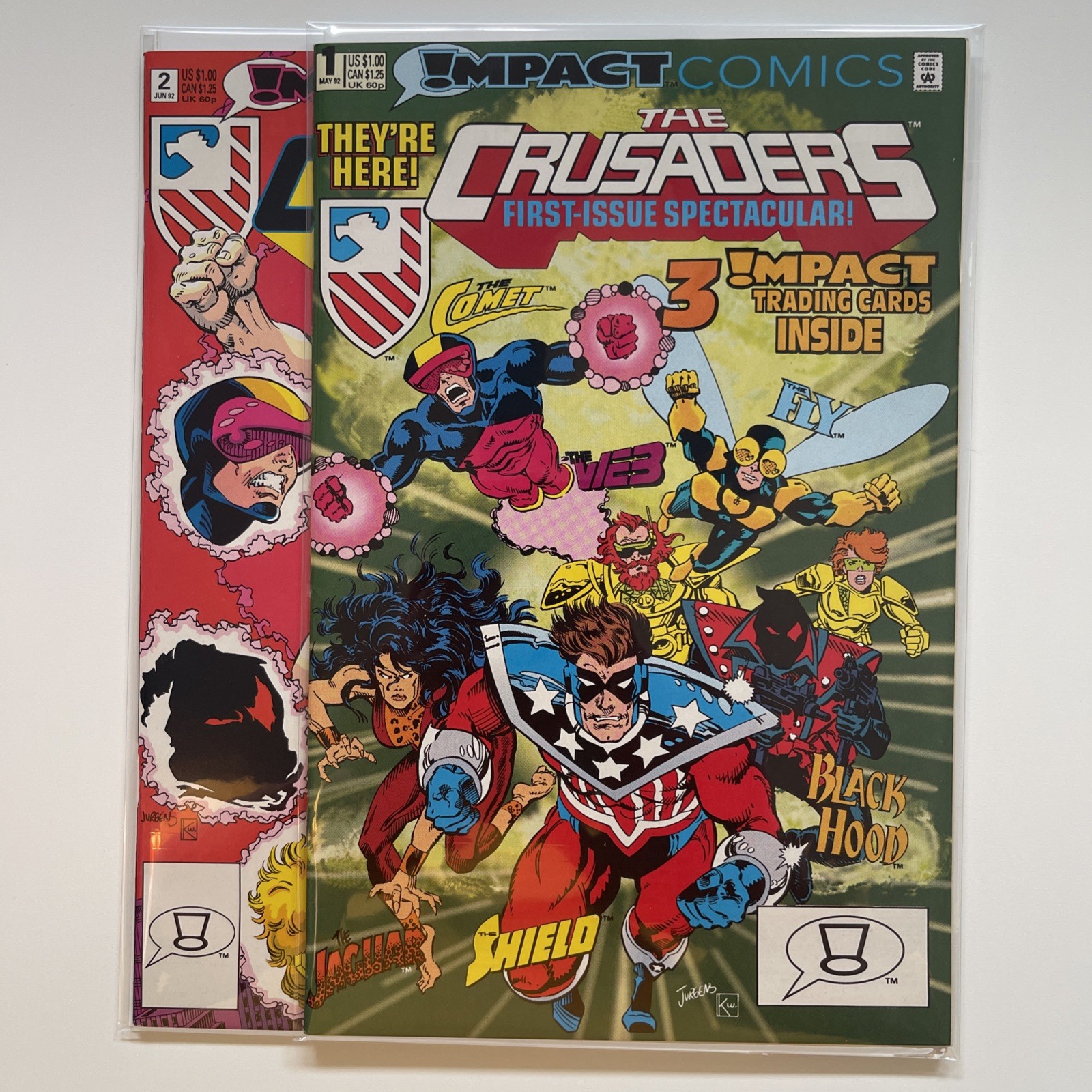 The Crusaders #1-2. DC/Impact Comics. VF/NM