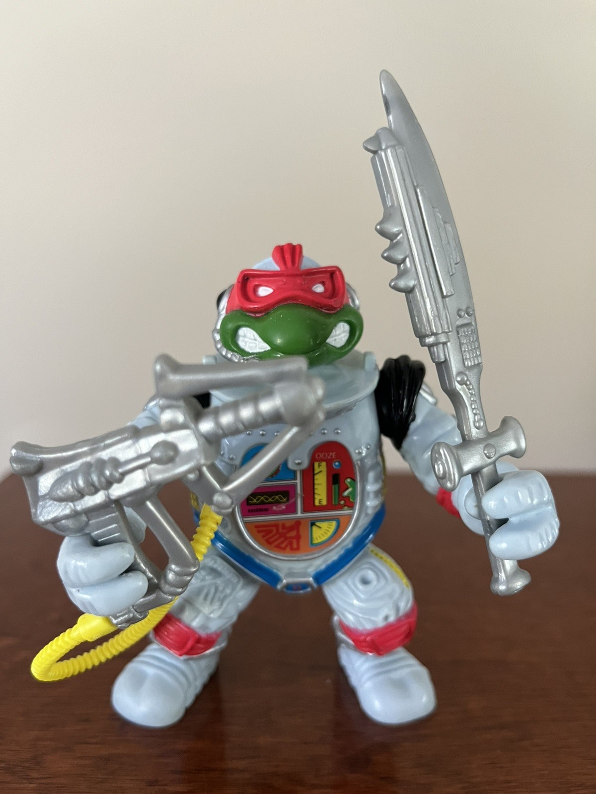 VTG 1990 TMNT  “ SPACE CADET RAFAEL” Teenage Mutant Ninja Turtles Action Fig.￼