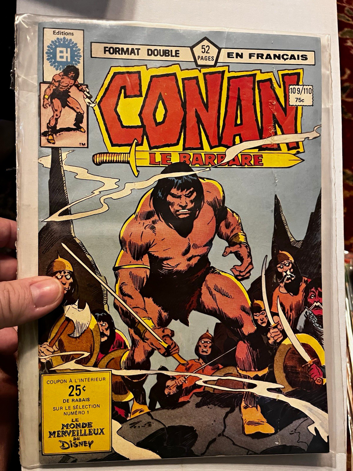 Edizioni Héritage Conan Thor Ragazzo Gigante Lotto Misto Francese/Tedesco