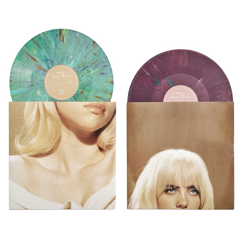 Happier than Ever-Limited Multicolor Swirl Vinyl by Billie Eilish (Record, 2023)
