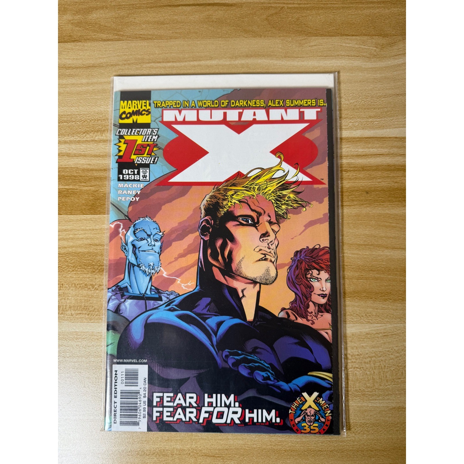Mutant X Fumetto #1 Ottobre 1998 Marvel Comics Oggetto da Collezione 1° Edizione